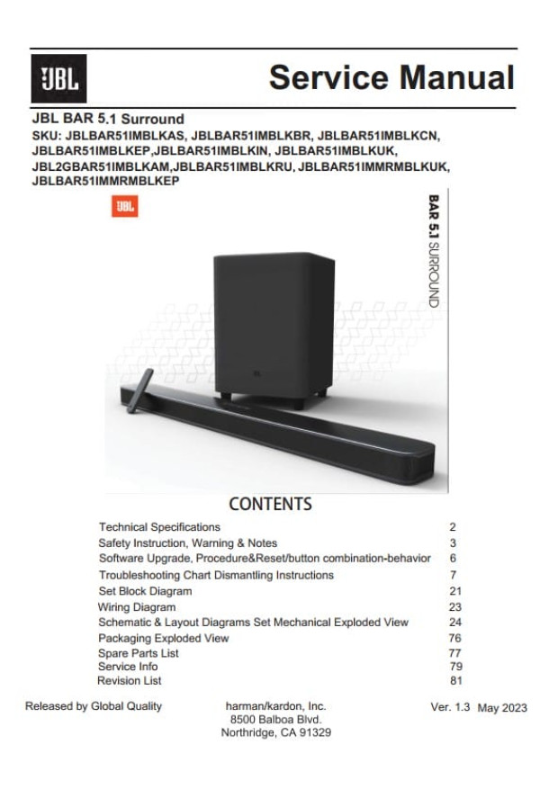 BAR 5.1 Surround Ver.1.3